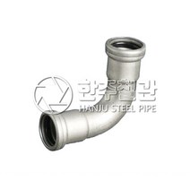 SH조인트 90도엘보 13A 몰코압착 나사부속 배관자재