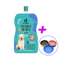 루리펫 닥터할리 저지방 펫밀크 200mL 10개입 강아지 고양이 눈 뼈 건강 변냄새 완화 피부보습 -선물증정-, 시니어
