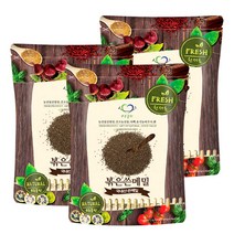 푸른들판 국내산 볶은 쓴메밀 흑메밀 국산 볶음 차, 500g, 3개