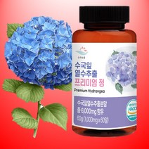 수국잎 열수추출물 ampk효소 프리미엄 1000mg 60정 (2개월분)