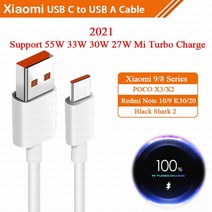PC케이블 PC부품 디지털원래 Xiaomi 6A Usb 유형 C 케이블 충전기 터보 Tipo 빠른 유형-카보 Mi 12 11 10 P, 01 c to a 1pcs_03 2m, 01 c to a 1pcs_03 2m