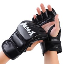 1+1 MMA장갑 반장갑 UFC 오픈핑거 MMA 글러브 장갑, MMA 블랙