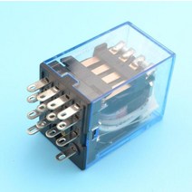 LED MY4 범용 릴레이 스위치 14 핀 4pdt 12V 24V MY4NJ HH54P, [05] AC