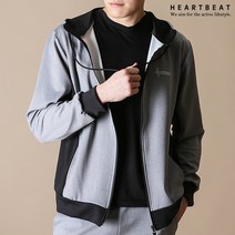 하트비트 퍼어틱 후드집업 베이직핏 트레이닝 점퍼 커플룩 단체복 남자 여자 남여공용 커플티 빅사이즈 단체티