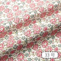 순수 코튼 꽃 프린트 패브릭 노일 포플린 천 바느질 여름 셔츠 드레스 이불 시트 DIY 수제 패치 워크 145x50cm 린넨코튼원단, 08 33