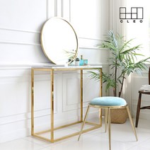 끌레오 이태리 천연 대리석 골드 화장대 인테리어 거실 현관 슬림 콘솔 800 3S2 CL136, 02_비앙코카라라
