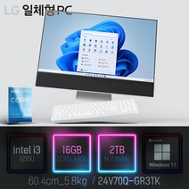 LG 일체형PC(12세대) 24V70Q-GR3TK [이벤트 한컴오피스 증정], 램16GB + SSD2TB