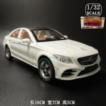 벤츠 C클래스 C260 L 다이캐스트 자동차 피규어 모형 프라모델 전시, 화이트