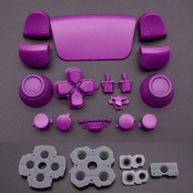 ps5 부품 듀얼센스 커버 컨트롤러 거치대 실리콘 스틱 케이스 받침대 고무 전도성 버튼 및 풀 세트 조이스틱 방향 키 소니 용, N9