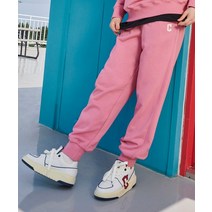 (정품)MLB 엠엘비 베이직 스로고 조거팬츠 CLE (Mg.Pink)