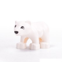 요고요 듀플로 호환 동물 사람 공룡 피규어, A.동물-65. 아기 북극곰