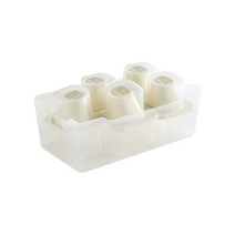이지킵 다용도 잡곡용기 트레이 C set 385ml 5p + 소 1p 아이보리