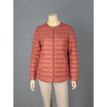 올리비아로렌 여성 덕다운 경량 라운드 점퍼 VOB KDWW 9191