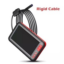 내시경카메라 내시경귀이개 산업용 4.3 인치 ips 화면 hd1080p 2.0mp 8mm 미니 렌즈 usb 자동차 검사 8 led ip67 방수, 5m, 단단한 케이블 세트