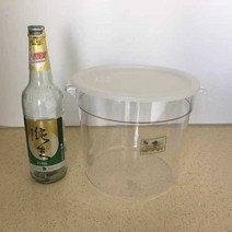 투명저장통 플라스틱발효통 원형 PC 빵 반죽보관 쌀통