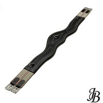[JB] Anatomic Jumping girth 장애물용 가죽 승마복대, 블랙