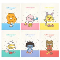 [문구조아] 카카오프렌즈 해피모먼트 신학기 무선제본 노트 네오, 3개