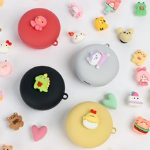 보이아 톤프리케이스 UT90Q/60Q 귀요미 캐릭터, 다크그레이 / 양얼굴, LG 톤프리 UT90Q