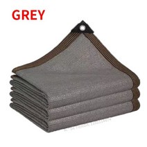 야외 차양 90% 차양 및 UV 보호 HDPE 차양 발코니 안전 개인 정보 보호 그물 정원 마당 울타리 차양 차양, 02 grey_09 3x5m