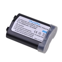 3200mAh EN-EL4 EN EL4 EN-EL4a ENEL4a 니콘 D3 D3S D2Z D2H D2Hs D2X D2Xs D3X F6, 1x Battery