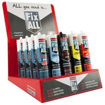 SOUDAL Fix ALL 수달 픽스올 플렉시 하이텍 터보 크리스탈 실리콘 강력접착제 290ML, Turbo(빠른접착)