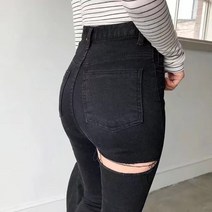 엉찢 허벅지 트임 찢청 스키니