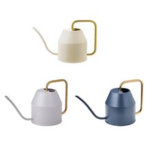 이케아 VATTENKRASSE 바텡크라세 물뿌리개 0.9L럭셔리주전자물조리개원예화분, 다크블루골드_605.360.13, 다크블루골드_605.360.13