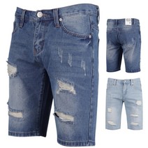 휴가철 남자 워싱 헤지 찢어진 청반바지 선물 40대남성 운동 공무원 레저