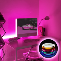 레나에너지 RGB LED 간접 붙이는 인테리어 줄조명, [줄조명]5M, 스파이시 레드