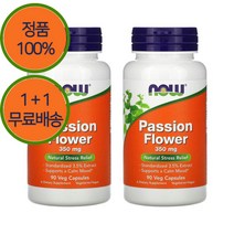 1+1 나우푸드 패션 플라워 350mg 90베지 캡슐
