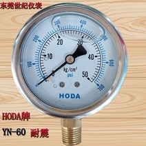 공장직판 HODA 액압 유압 시계 YN60 내진 압력게이지, T12-0-100KG