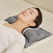 수니홈 조절 경추베개, 알러지 차콜, 1개