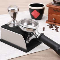 커피가루 압착 지지대 탬핑매트 거치대 홈카페소품