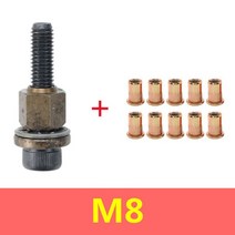 Riveter Guns 리벳건 리베트 rivet nut tool hand rivet, m8 도구 10pcs 너트, 1개