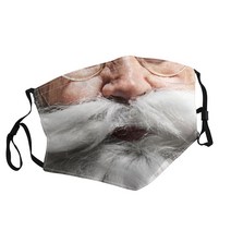Santa Beard 성인용 인쇄 마스크 일본 만화 영화 방진 빨 조절 가능