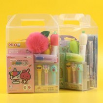 문구세트 DIY문구세트 유치원 프라임 IWS 레이지스타 어린이집 럭키박스문구세트, 여아용