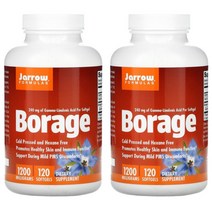 자로우 보라지유 감마리놀렌산 보라지오일 1200mg 120소프트젤 2개, 120개
