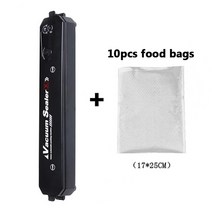 가저용 냉장고 샤오미 220V 가정용 식품 진공 실러 포장 기계 필름 포장기 10pcs 가방 Kichen 도구, [01] 50pcs food bags, [04] AU 플매트 카펫 러그, [01] 220V
