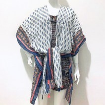 케이프 숄 스카프/보헤미안 에스닉 땡땡이 비치웨어 메플러 롱스카프 사계절 봄 여름 가을 겨울