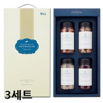 해울림 아몬드 크랜베리 호두 해바라기씨 비타민 e b 식이섬유 식물성지방 건크랜베리 견과류 믹스 선물 세트 견과 선물세트, 3세트, 750g