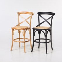 모던하우스 강서점 폰테 라탄 하이체어 내추럴/블랙, 내추럴