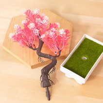 텃밭 용품인공 화분 작은 나무 장식 침실 홈 테이블 가든 웨딩 파티 꽃, 06 Pink