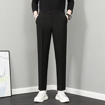 수입 봄 가을 남자 슬랙스 대학생 남친룩 데일리 배정남 바지 와이드 테이퍼드핏 통넓은 팬츠 치트키 밴딩 면접 소개팅 나일론 면바지 부츠컷 키큰쇼핑