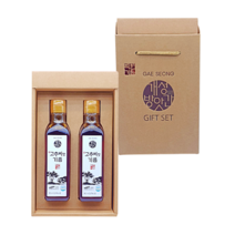 개성방앗간 고추씨기름 2입 선물세트 (2병), 2병, 180ml