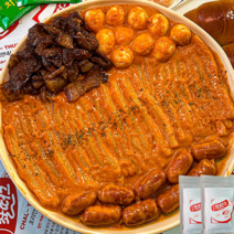 촬떠그 로제 까르보나라 크림카레 떡볶이 4인분 (2봉), 로제떡볶이