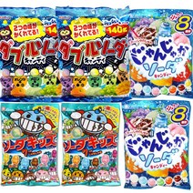 잔자카 소다캔디 2개 + 소다 키즈캔디 2개 + 카바야 더블소다 캔디 2개, 1셋트(2+2+2)
