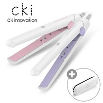 CKI-0701 미니고데기 고데기 휴대용 앞머리 매직기, CKI-0701 바이올렛, CKI-0701 바이올렛 +파우치