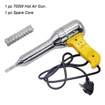 700w 220v-240v 플라스틱 뜨거운 공기 용접 총 토치 도구 플라스틱 용접 토치 기계 조정 가능한 열 공기 총 키트 용접기 pe pp pvc, 700W 히트 건, 1개