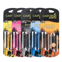 캘리포니아센트 벤트클립 차량용 방향제 2개입 송풍구 스틱형, 골든스테이트 딜라이트