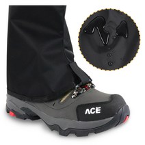 등산 스패츠 숏 방수 발목토시 신발덮개 동계 산행, 등산 숏 스패츠-블랙